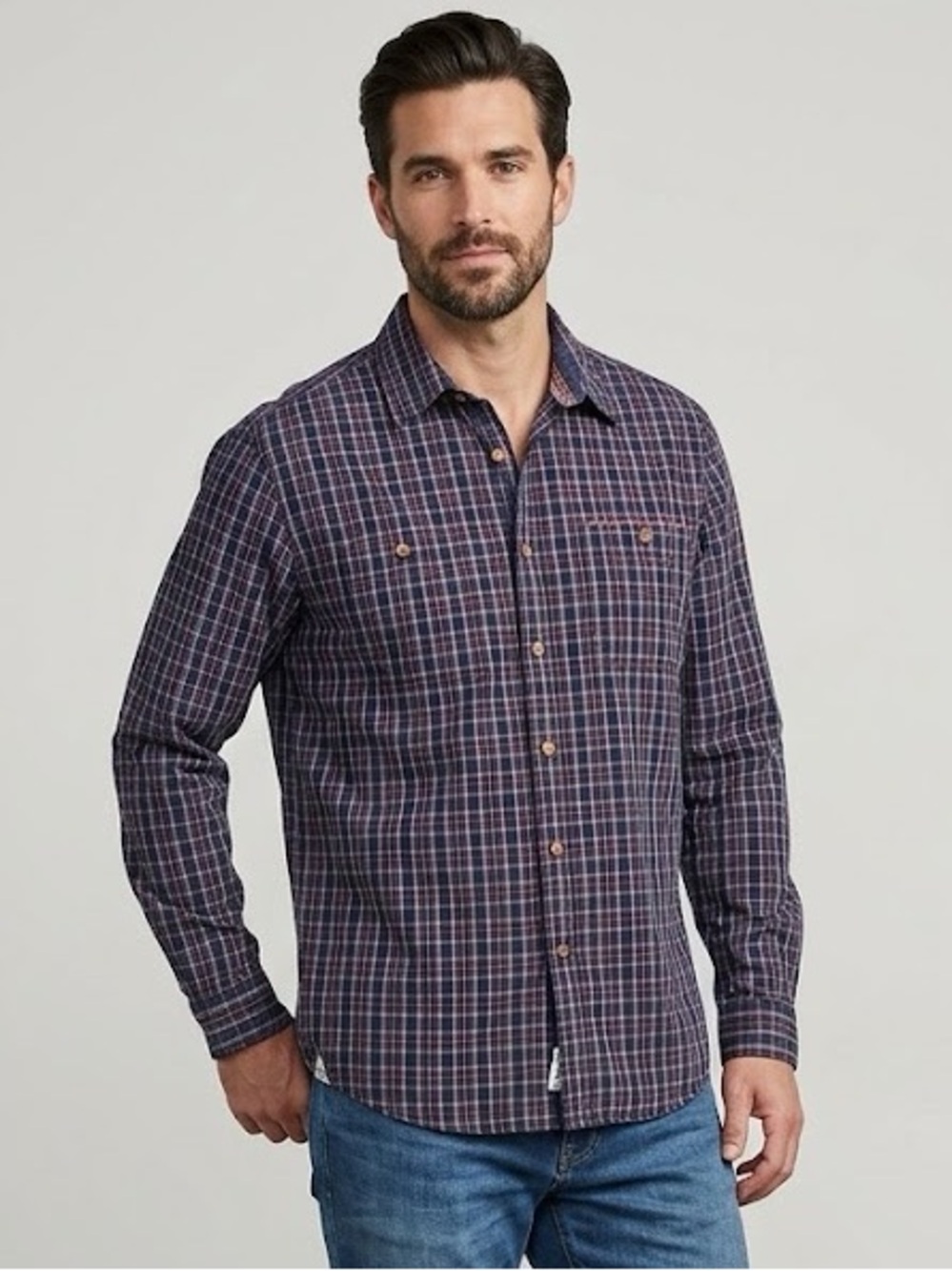 ✨BOSTON TRADER’S PLAID BUTTON DOWN SIZE XL